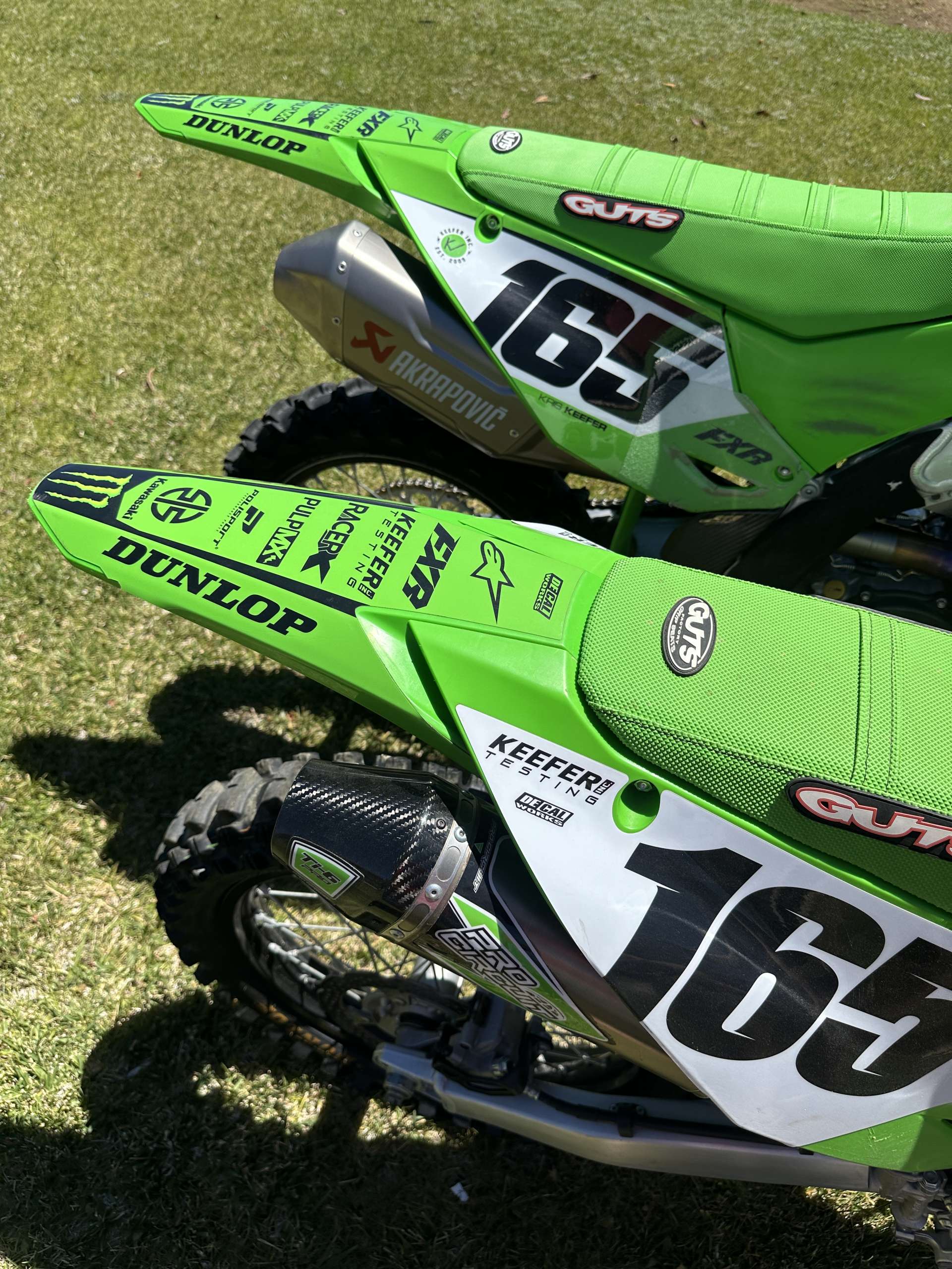 Pro Circuit Vs Akrapovic Muffler Shootout Kx Keefer Inc